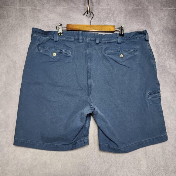 Duluth Flex Ballroom Shorts Mens 42 Relaxed Fit 9" Inseam Gusset Pockets Blue - Picture 3 of 16